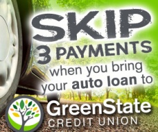 skip 3 payments when you bring your auto loan to greenstate