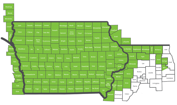 FOM County Map July 2022