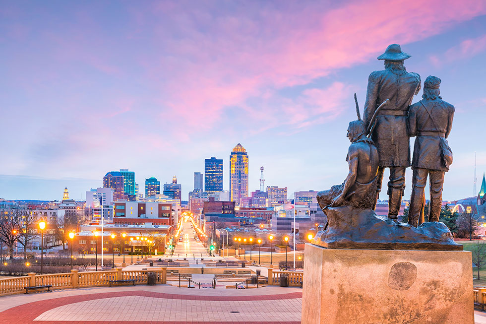 Des Moines skyline