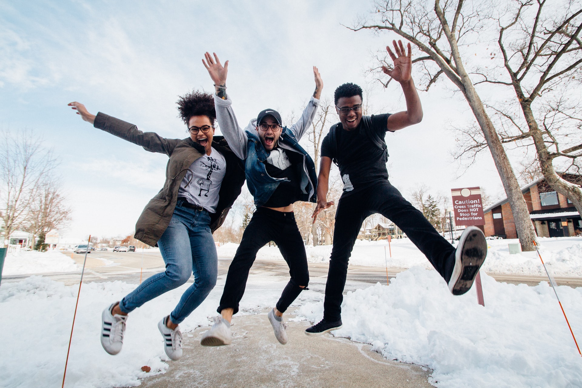 people jumping