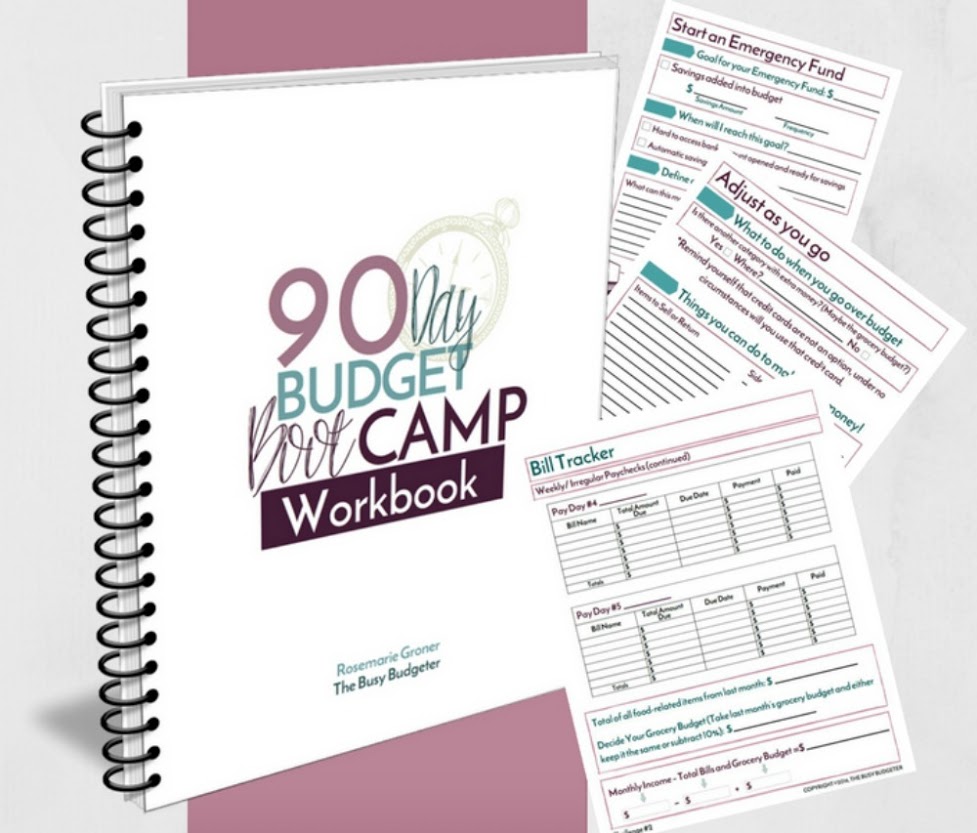 90 day budget bootcamp workbook