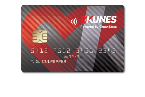 kunes card example
