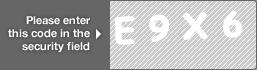 captcha code for visual authentication  letter E number 9 letter X number 6