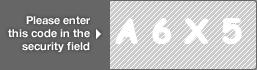 captcha code for visual authentication  letter A number 6 letter X number 5