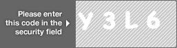 captcha code for visual authentication  letter Y number 3 letter L number 6