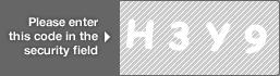 captcha code for visual authentication  letter H number 3 letter Y number 9