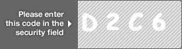 captcha code for visual authentication  letter D number 2 letter C number 6