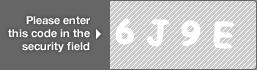 captcha code for visual authentication  number 6 letter J number 9 letter E