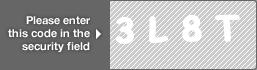 captcha code for visual authentication  number 3 letter L number 8 letter T