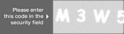 captcha code for visual authentication  letter M number 3 letter W number 5