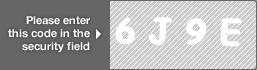 captcha code for visual authentication  number 6 letter J number 9 letter E