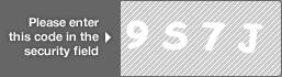 captcha code for visual authentication  number 9 letter S number 7 letter J