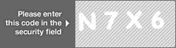 captcha code for visual authentication  letter N number 7 letter X number 6