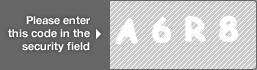 captcha code for visual authentication  letter A number 6 letter R number 8