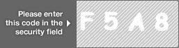 captcha code for visual authentication  letter F number 5 letter A number 8