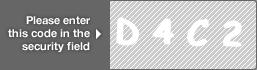 captcha code for visual authentication  letter D number 4 letter C number 2