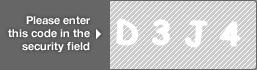 captcha code for visual authentication  letter D number 3 letter J number 4