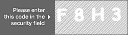 captcha code for visual authentication  letter F number 8 letter H number 3