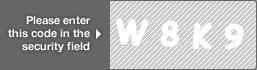 captcha code for visual authentication  letter W number 8 letter K number 9