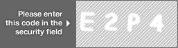 captcha code for visual authentication  letter E number 2 letter P number 4