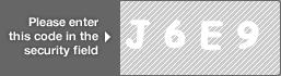 captcha code for visual authentication  letter J number 6 letter E number 9