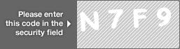 captcha code for visual authentication  letter N number 7 letter F number 9