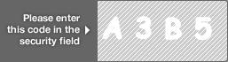captcha code for visual authentication  letter A number 3 letter B number 5