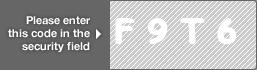 captcha code for visual authentication  letter F number 9 letter T number 6