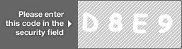 captcha code for visual authentication  letter D number 8 letter E number 9