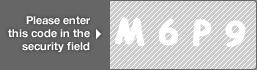 captcha code for visual authentication  letter M number 6 letter P number 9