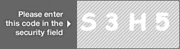 captcha code for visual authentication  letter S number 3 letter H number 5