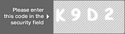 captcha code for visual authentication  letter K number 9 letter D number 2