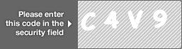 captcha code for visual authentication  letter C number 4 letter V number 9