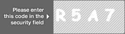 captcha code for visual authentication  letter R number 5 letter A number 7