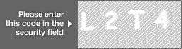 captcha code for visual authentication  letter L number 2 letter T number 4