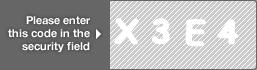 captcha code for visual authentication  letter X number 3 letter E number 4
