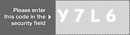 captcha code for visual authentication  letter Y number 7 letter L number 6