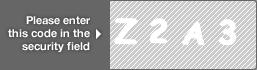 captcha code for visual authentication  letter Z number 2 letter A number 3