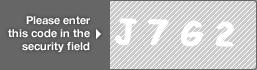 captcha code for visual authentication  letter J number 7 letter G number 2
