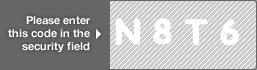 captcha code for visual authentication  letter N number 8 letter T number 6