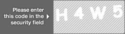 captcha code for visual authentication  letter H number 4 letter W number 5