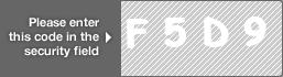 captcha code for visual authentication  letter F number 5 letter D number 9
