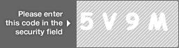 captcha code for visual authentication  number 5 letter V number 9 letter M